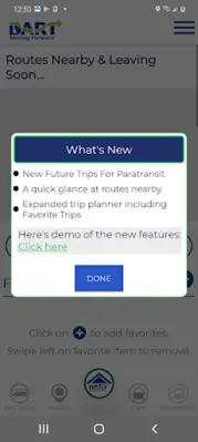 DART Transit android App screenshot 0