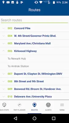 DART Transit android App screenshot 3